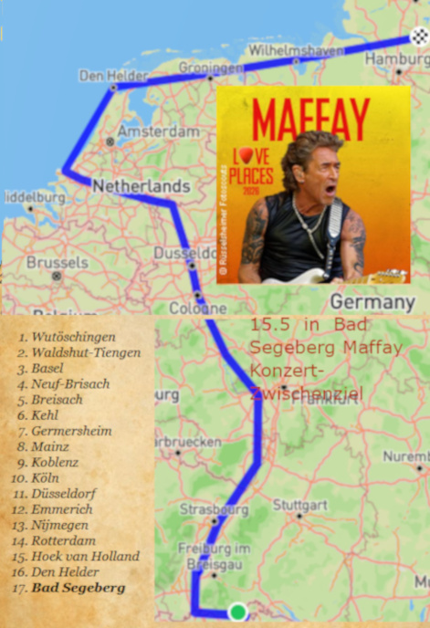 Geplante Route 2026